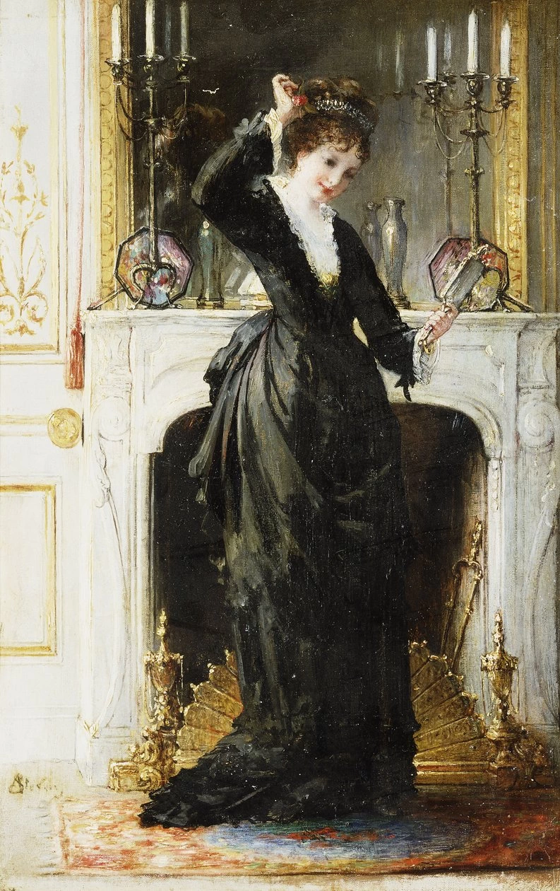 Alfred Émile Stevens - 130, Nel Boudoir